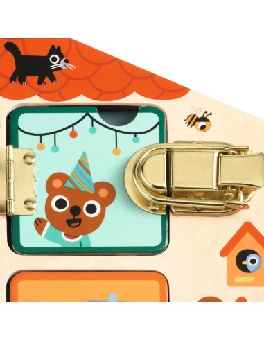 Jeux éducatifs bois - Cabanalock - Djeco