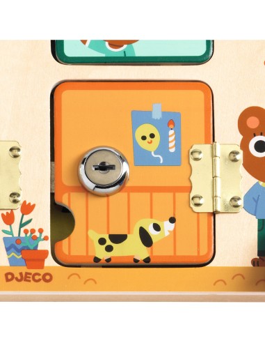 Jeux éducatifs bois - Cabanalock - Djeco