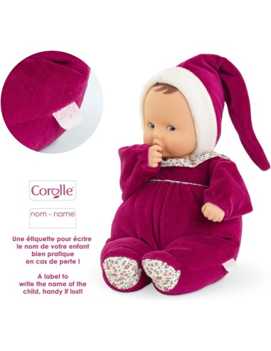 Babipouce 28 cm : rose grenadine - Corolle