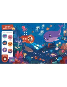 Livre Cherche et trouve des tout-petits qui brille dans la nuit - Auzou 2