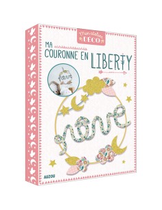 Mon atelier déco - Ma couronne en liberty - Auzou