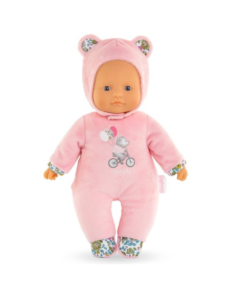 Mon premier doudou : poupon pti' cœur ours rose - Corolle