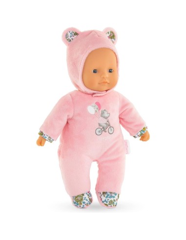 Mon premier doudou : poupon pti' cœur ours rose - Corolle