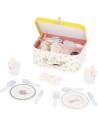 Dinette enfant 2 ans, dinette jouet - Valise dinette vintage - Janod