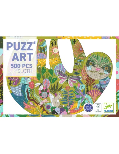 Puzzle Sloth - 500 pièces - Puzz'Art - Djeco