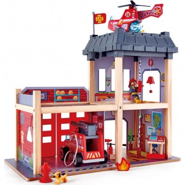Caserne de pompiers et hélicoptère Lego Duplo