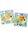 Coffret Créatif Gommettes Autour de l'étang - 2 ans : Mosaïque, gommettes & stickers - Janod