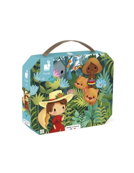 Puzzle enfant 100 pièces, puzzle art, puzzle enfant 6 ans - Janod