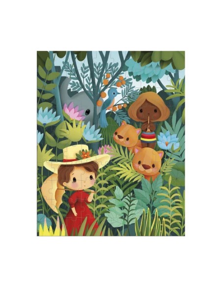 Puzzle enfant 100 pièces, puzzle art, puzzle enfant 6 ans - Janod