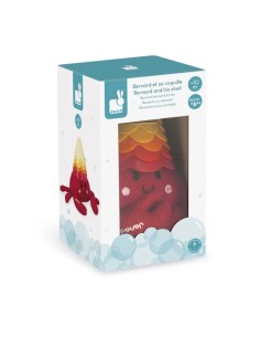Jouet de bain bébé 10 mois - éponge et seaux pour le bain - Janod