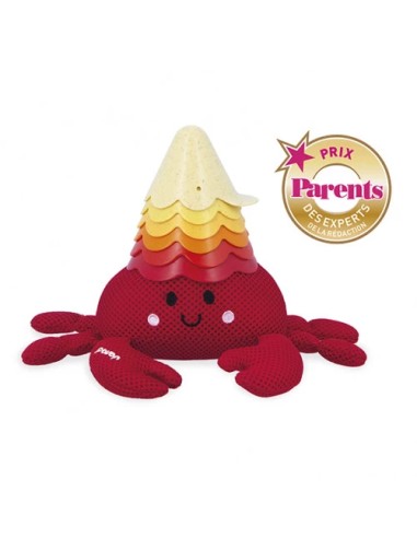 Jouet de bain bébé 10 mois - éponge et seaux pour le bain - Janod