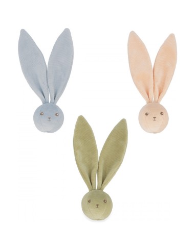 Hochet lapin bleu - Jouet d'éveil sensoriel pour bébé, - Kaloo