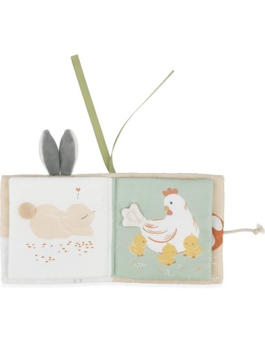 Livre d'éveil en tissu pour bébé - Imagier et petit doudou âne, - Kaloo