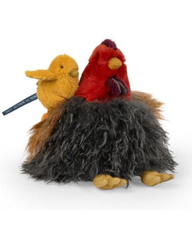Peluche poule Tout autour du monde - Moulin Roty