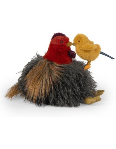 Peluche poule Tout autour du monde - Moulin Roty