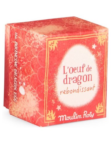 Oeuf de dragon rose rebondissant - Moulin Roty