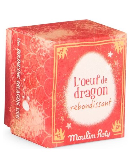 Oeuf de dragon rose rebondissant - Moulin Roty