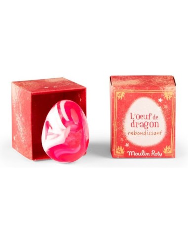 Oeuf de dragon rose rebondissant - Moulin Roty