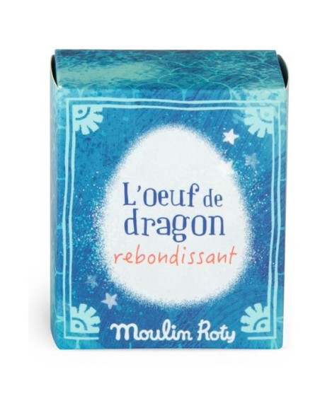 Oeuf de dragon bleu rebondissant - Moulin Roty