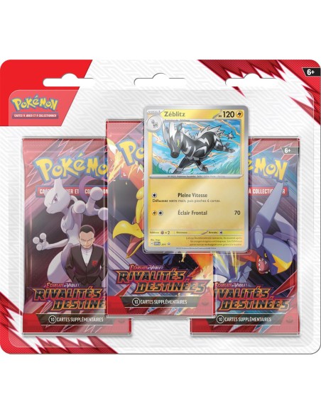 EV10 : pack 3 boosters - Pokémon Rivalités destinées
