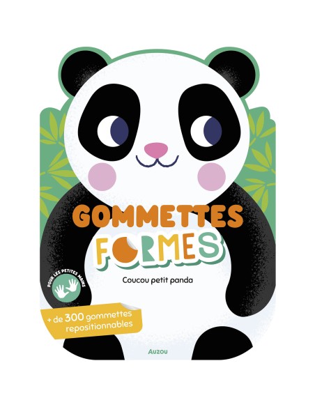 Gommettes formes - Coucou petit panda - Auzou