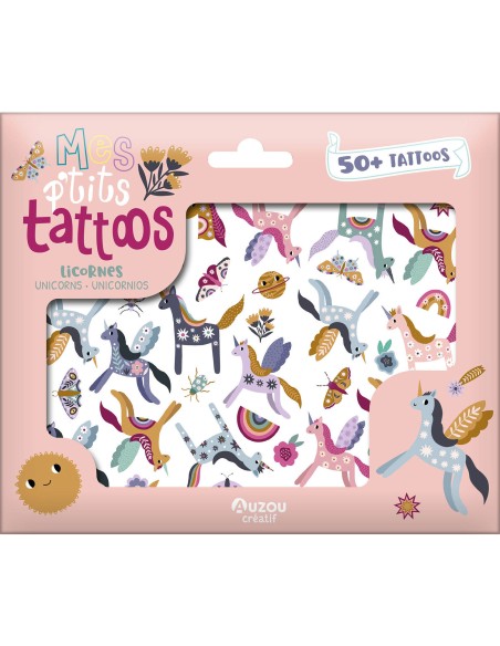 Mes p'tits tattoos licornes - Auzou