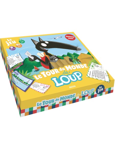 Le Tour du Monde de Loup - Jeux enfants - Auzou