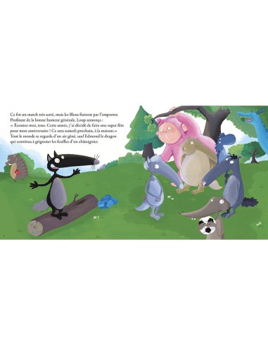 Le loup qui fêtait son anniversaire - Auzou