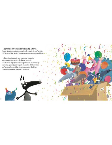 Le loup qui fêtait son anniversaire - Auzou