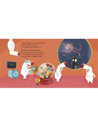 Le loup qui avait la tête dans les etoiles - Auzou