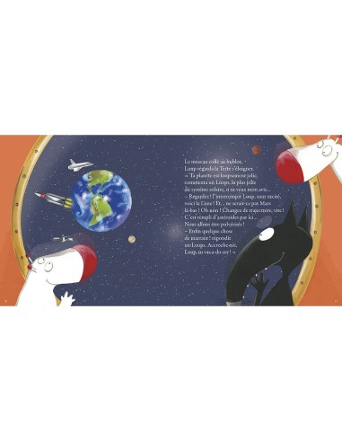 Le loup qui avait la tête dans les etoiles - Auzou