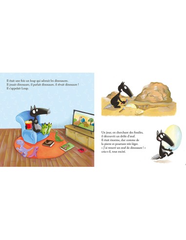 Le loup qui adorait les dinosaures - Auzou