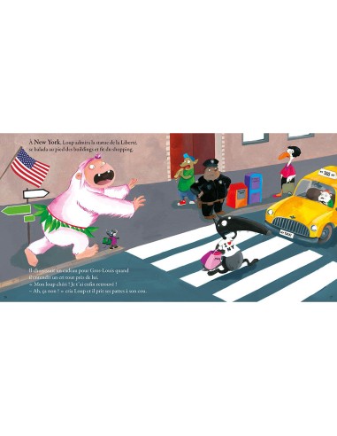 Le loup qui voulait faire le tour du monde - Auzou