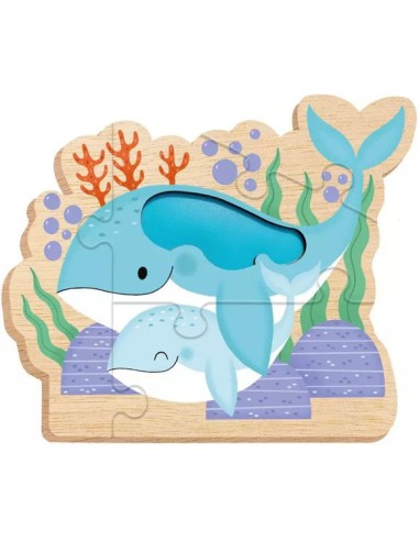 Mes puzzles évolutifs à toucher - Puzzle tactile en bois - Auzou