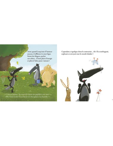 Le loup qui apprivoisait ses émotions - Auzou