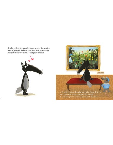 Le loup qui enquêtait au musée - Auzou