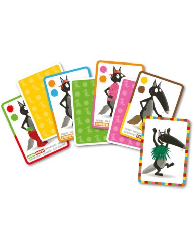 Jeux de cartes - Le jeu de cartes du loup qui voulait changer de couleur - Auzou