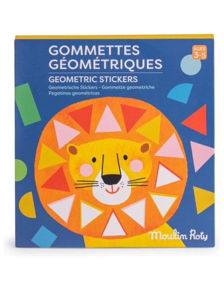 Gommettes Géométriques - Activité enfant - Moulin Roty