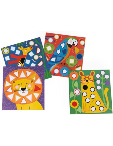 Gommettes Géométriques - Activité enfant - Moulin Roty