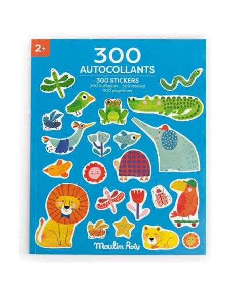 Cahier de 300 stickers Les Toupitis - Loisirs créatifs - Moulin Roty