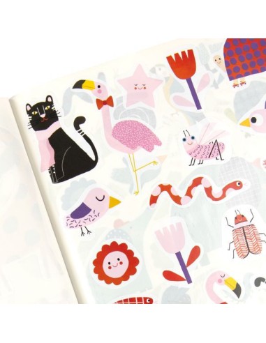 Cahier de 300 stickers Les Toupitis - Loisirs créatifs - Moulin Roty
