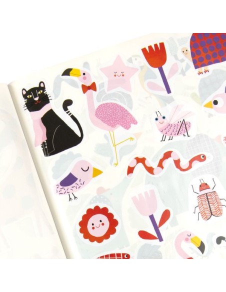 Cahier de 300 stickers Les Toupitis - Loisirs créatifs - Moulin Roty