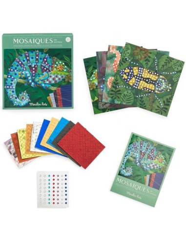 Mosaïques Tout autour du monde - Activité enfant - Moulin Roty