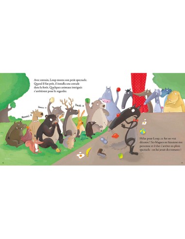 Le loup qui voulait etre un artiste - Auzou