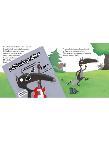 Le loup qui voulait etre un artiste - Auzou