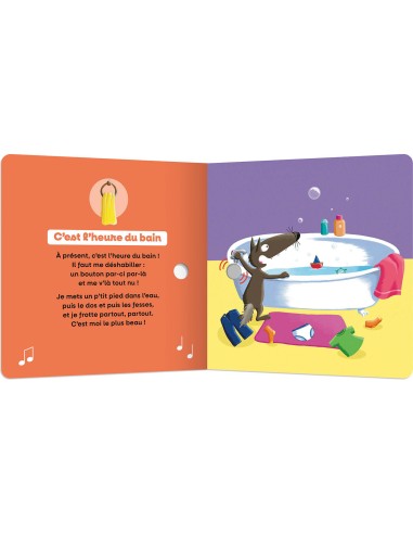 P'tit Loup, Mes comptines pour être tout propre - Auzou