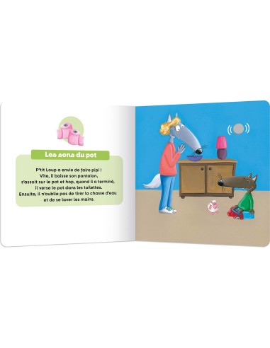 P'tit Loup, Mes comptines pour être tout propre - Auzou