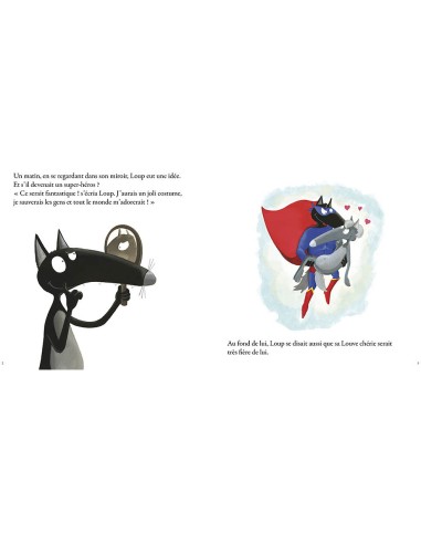 Le loup qui voulait être un super-héros - Auzou