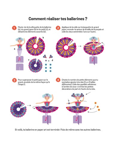 Ma pochette d'artiste - Mes danseuses féériques - Auzou