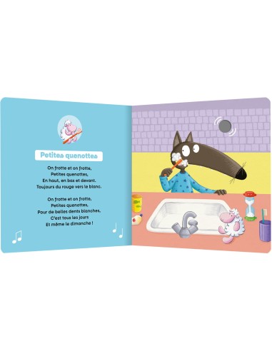 P'tit Loup - Mes comptines pour bien grandir - Auzou